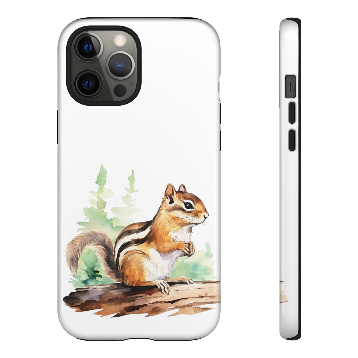 Chipmunk Watercolor Style Phone Case