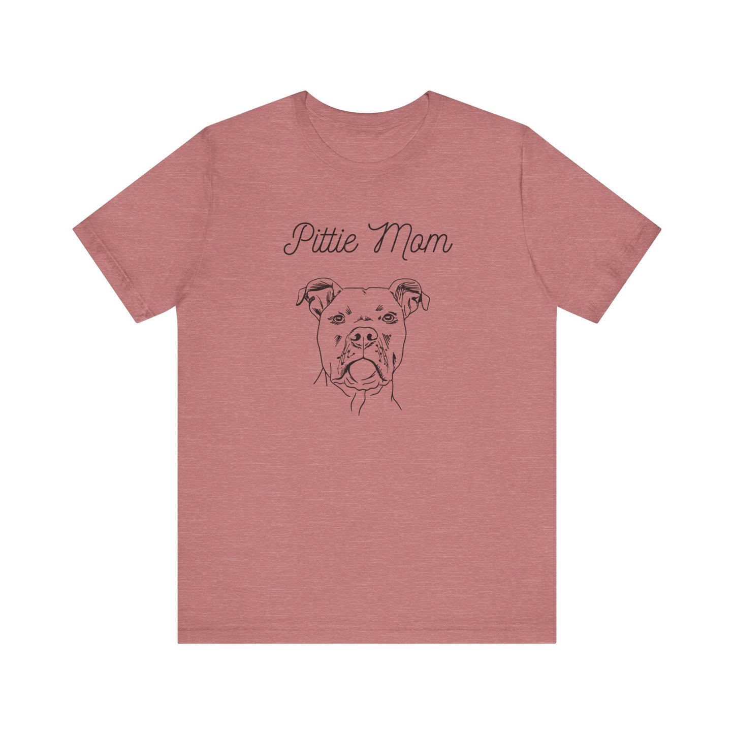 Pittie Mom Short Sleeve Tee