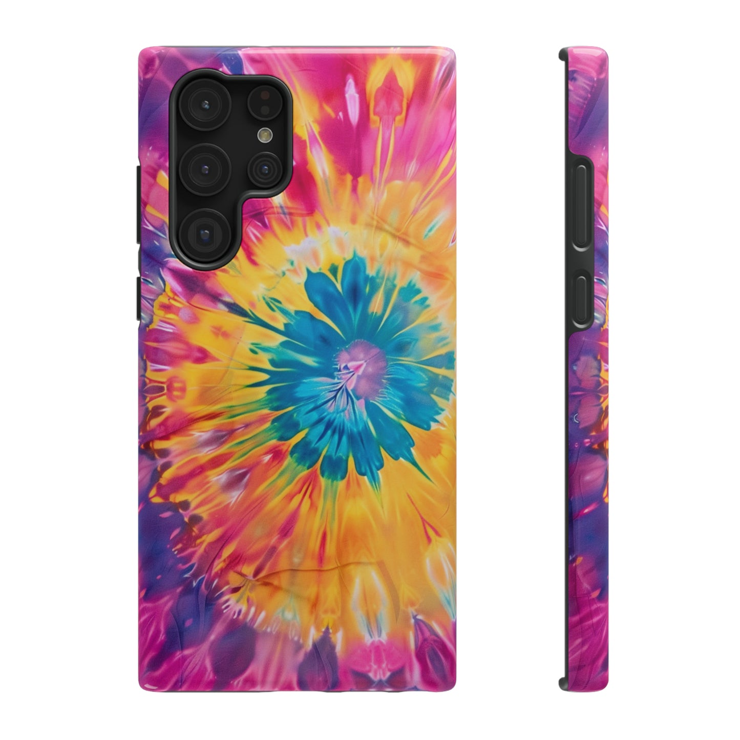 Vibrant Tie Dye Glossy Impact Resistant Phone Case