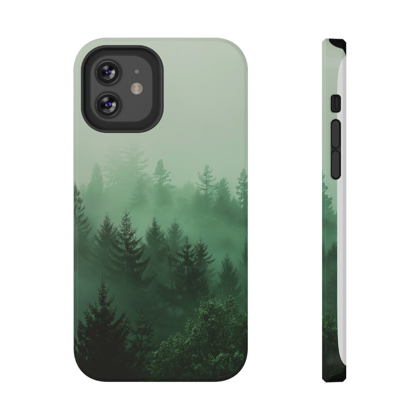 Minimalist Forest Glossy Impact Resistant Phone Case