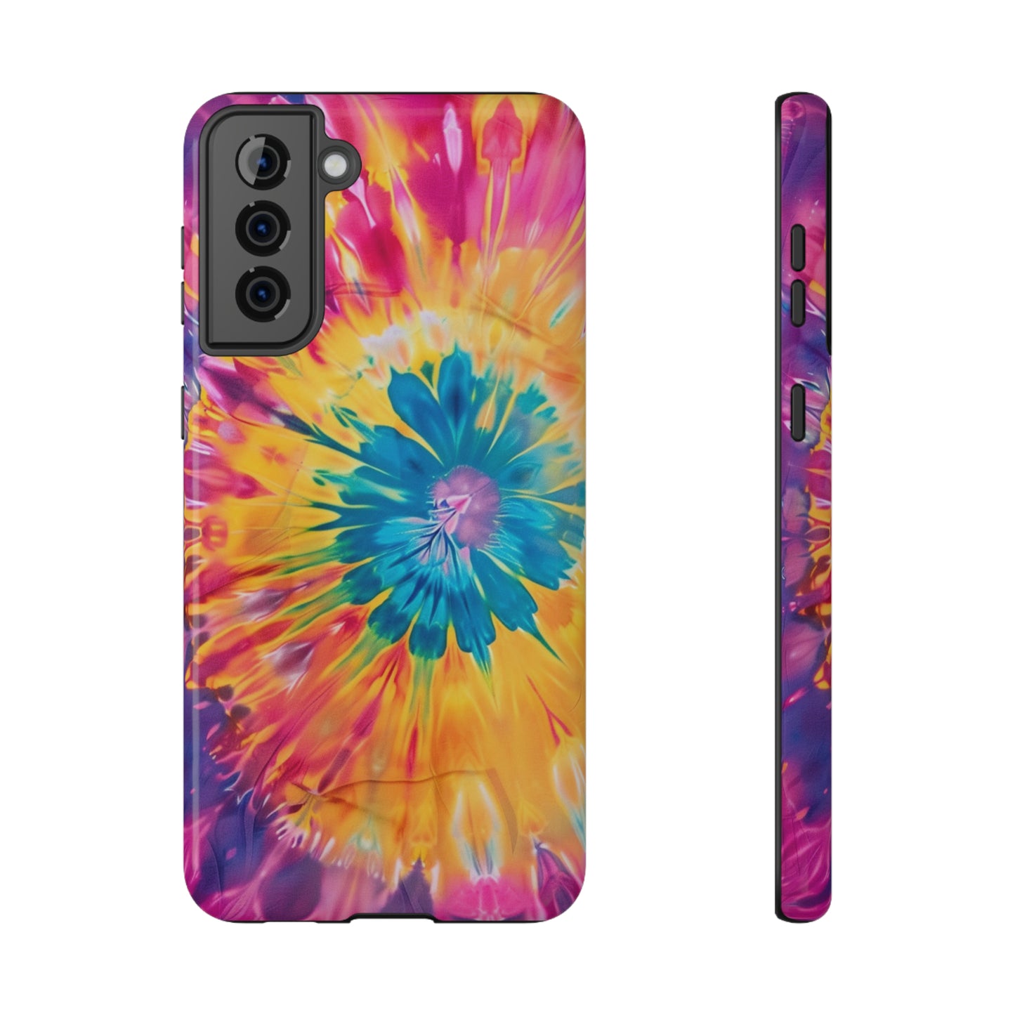 Vibrant Tie Dye Glossy Impact Resistant Phone Case