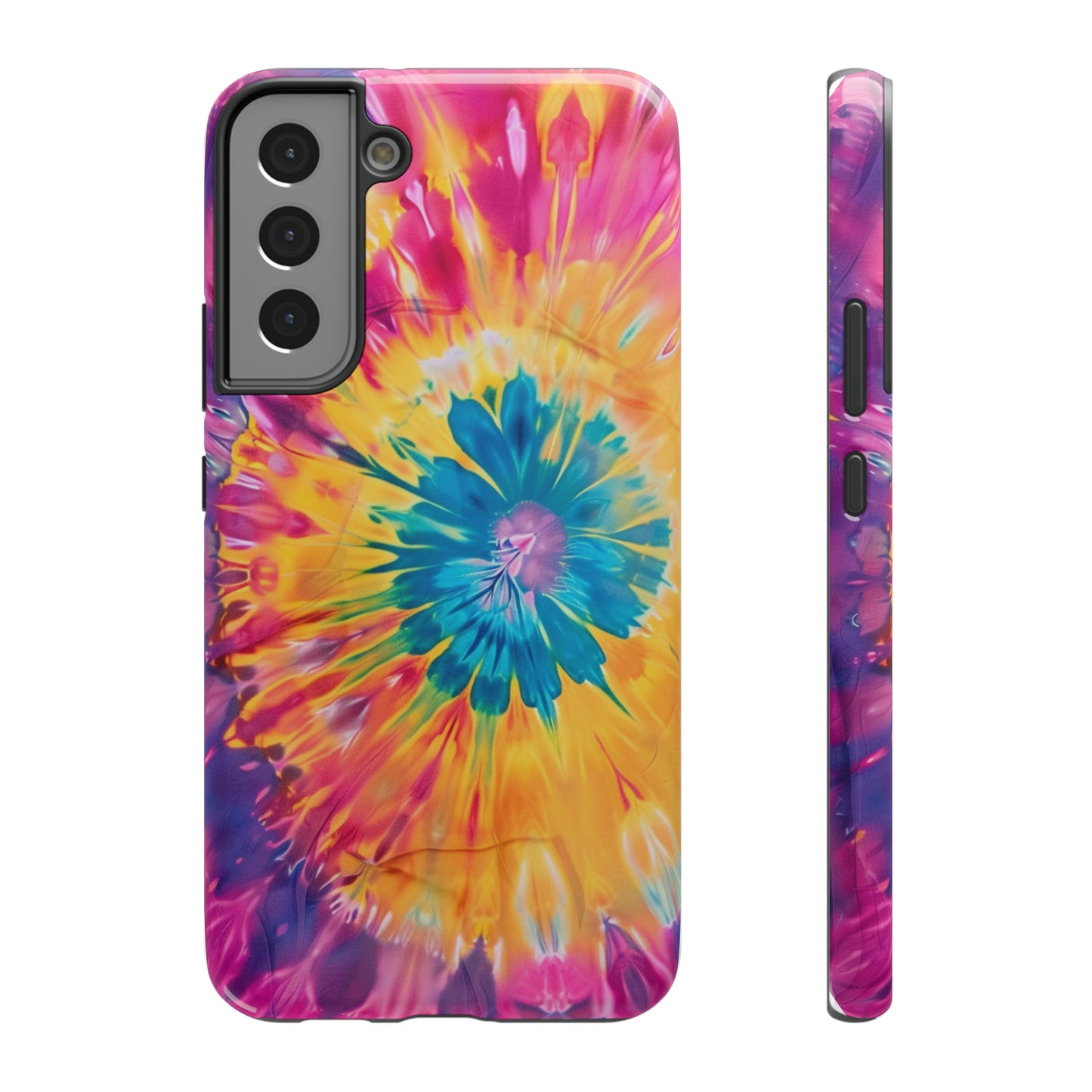 Vibrant Tie Dye Glossy Impact Resistant Phone Case