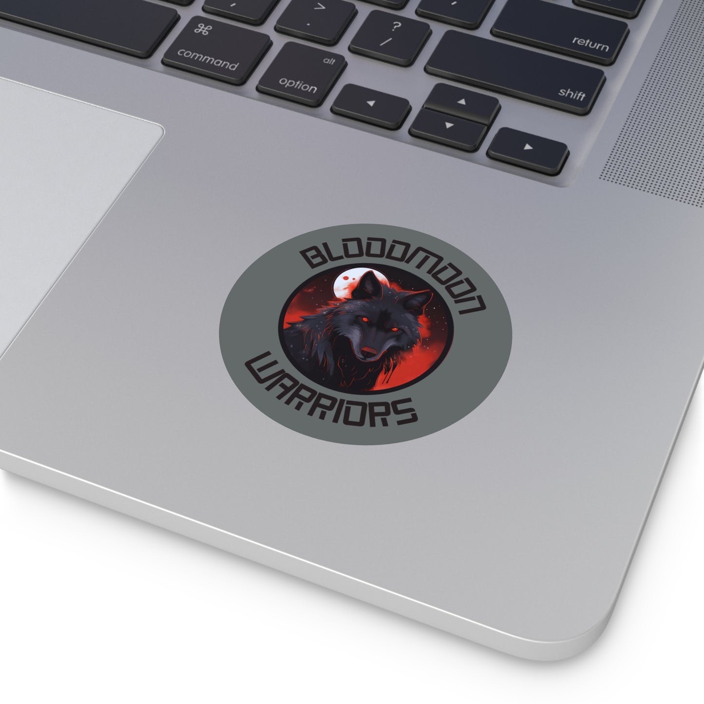 Bloodmoon Warriors Round Vinyl Stickers