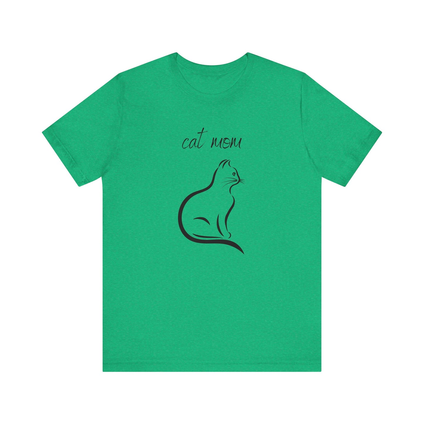 Cat Mom Elegant Style T-shirt