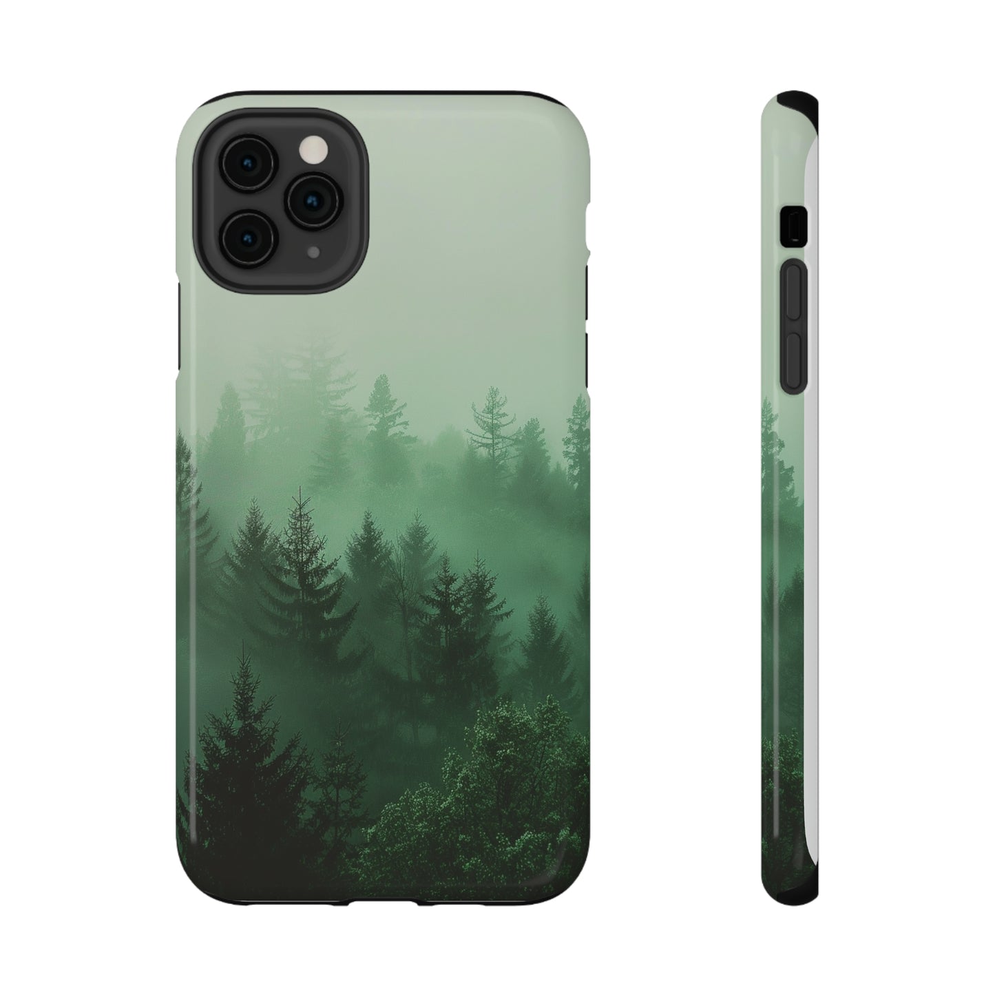 Minimalist Forest Glossy Impact Resistant Phone Case