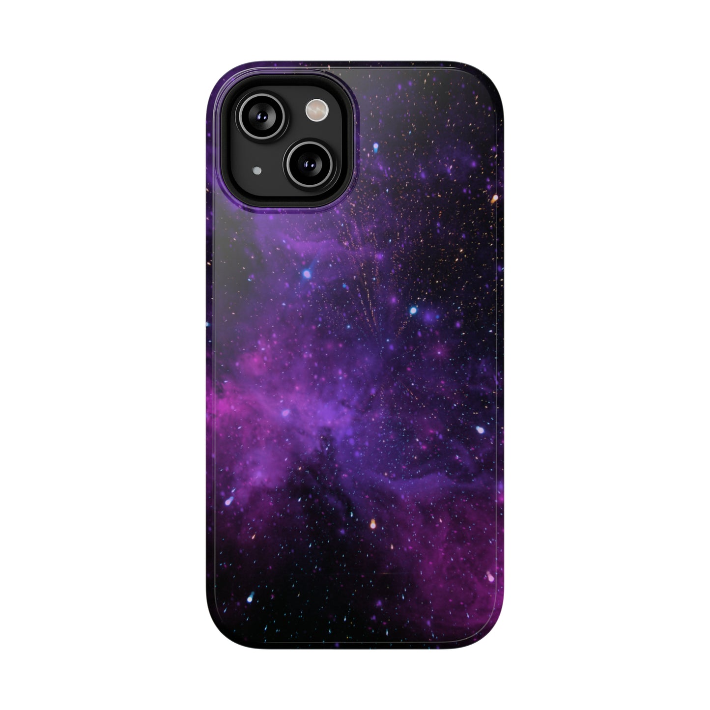 Dark Purple Glossy Impact Resistant Phone Case