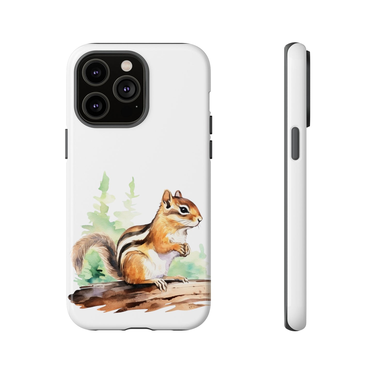 Chipmunk Watercolor Style Phone Case