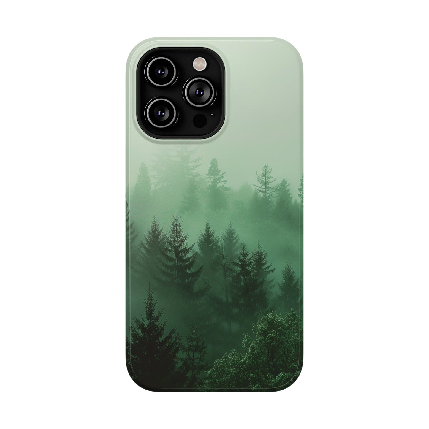 Minimalist Forest Glossy Impact Resistant Phone Case