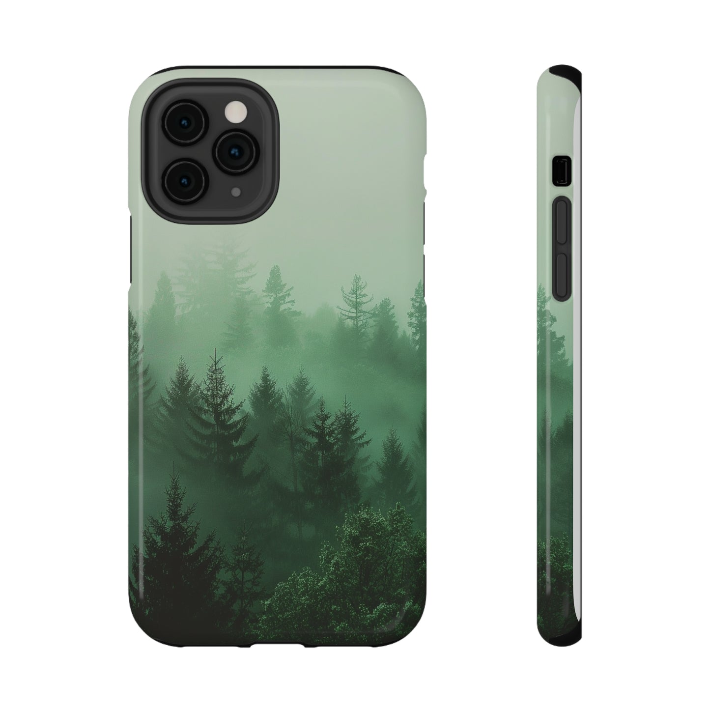 Minimalist Forest Glossy Impact Resistant Phone Case