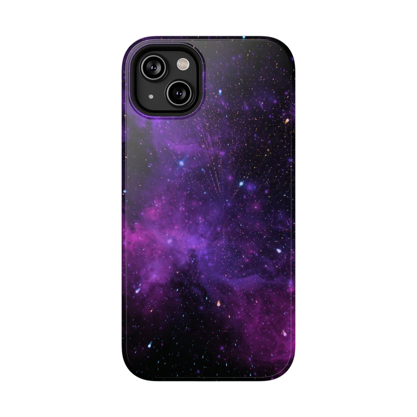 Dark Purple Glossy Impact Resistant Phone Case