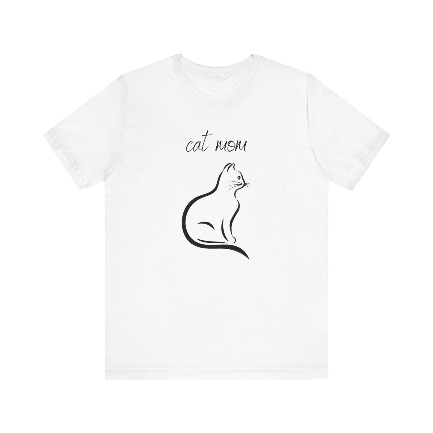 Cat Mom Elegant Style T-shirt