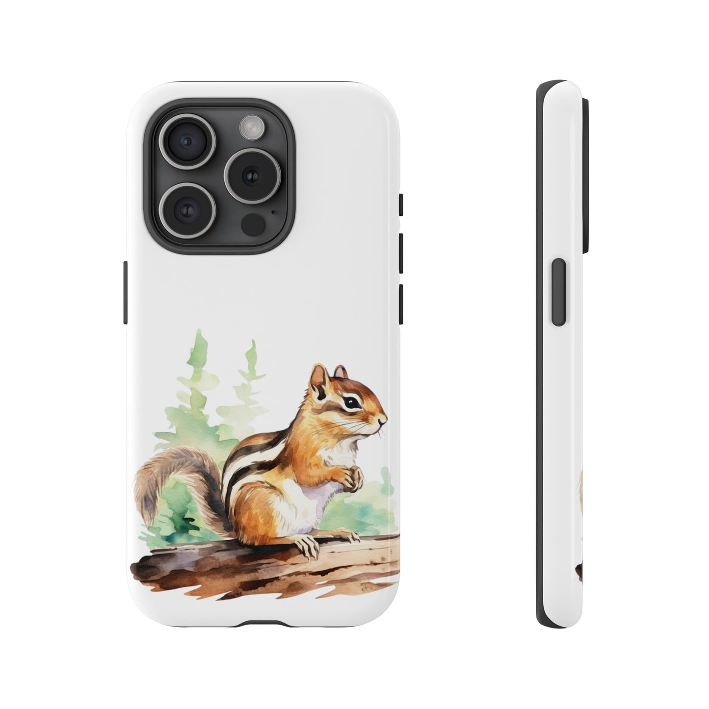 Chipmunk Watercolor Style Phone Case