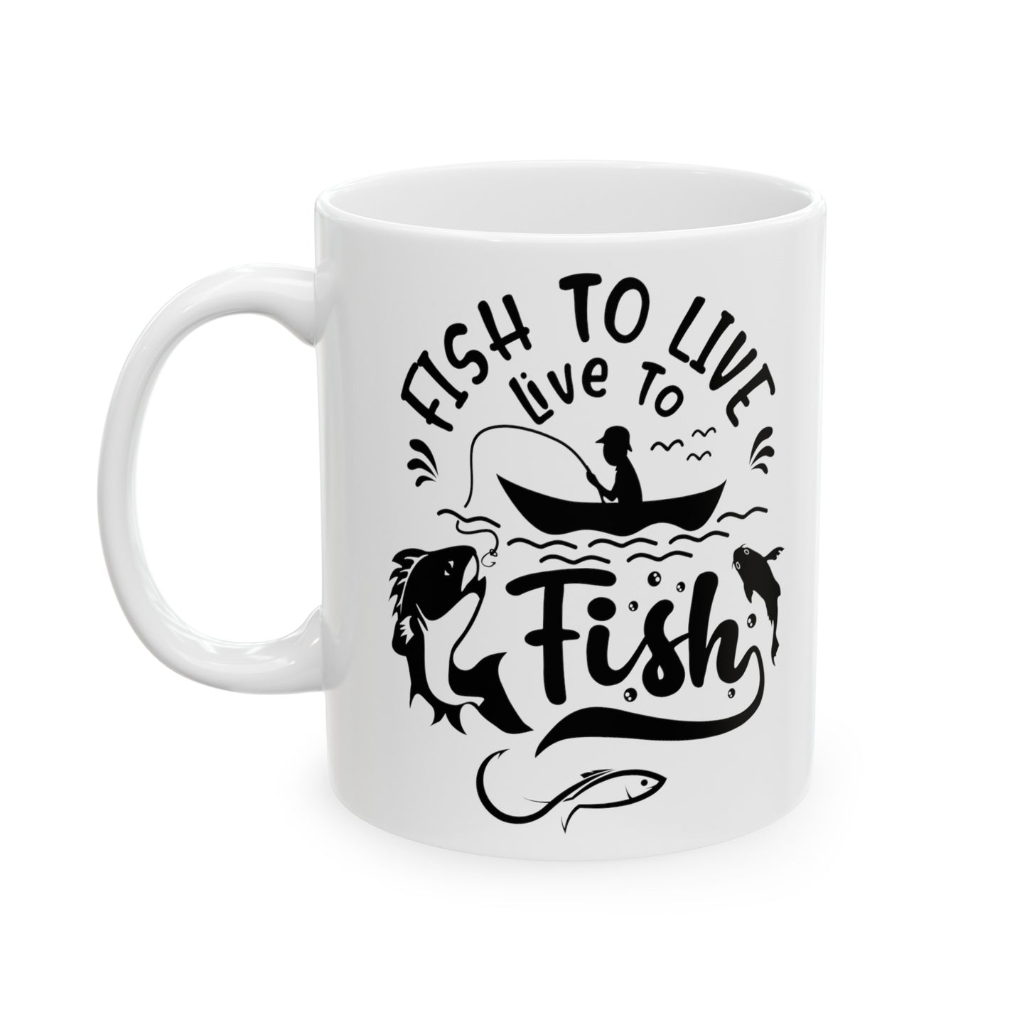 Fish to Live Mug