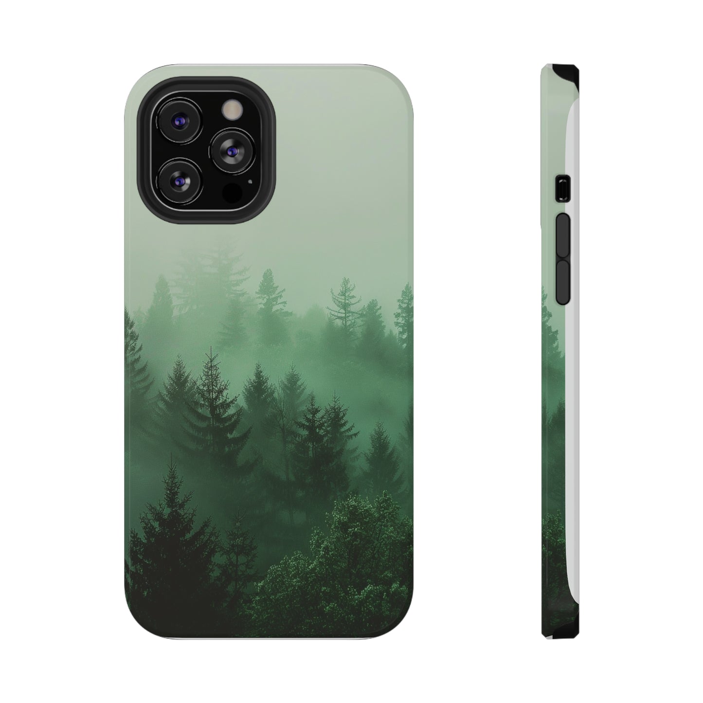 Minimalist Forest Glossy Impact Resistant Phone Case