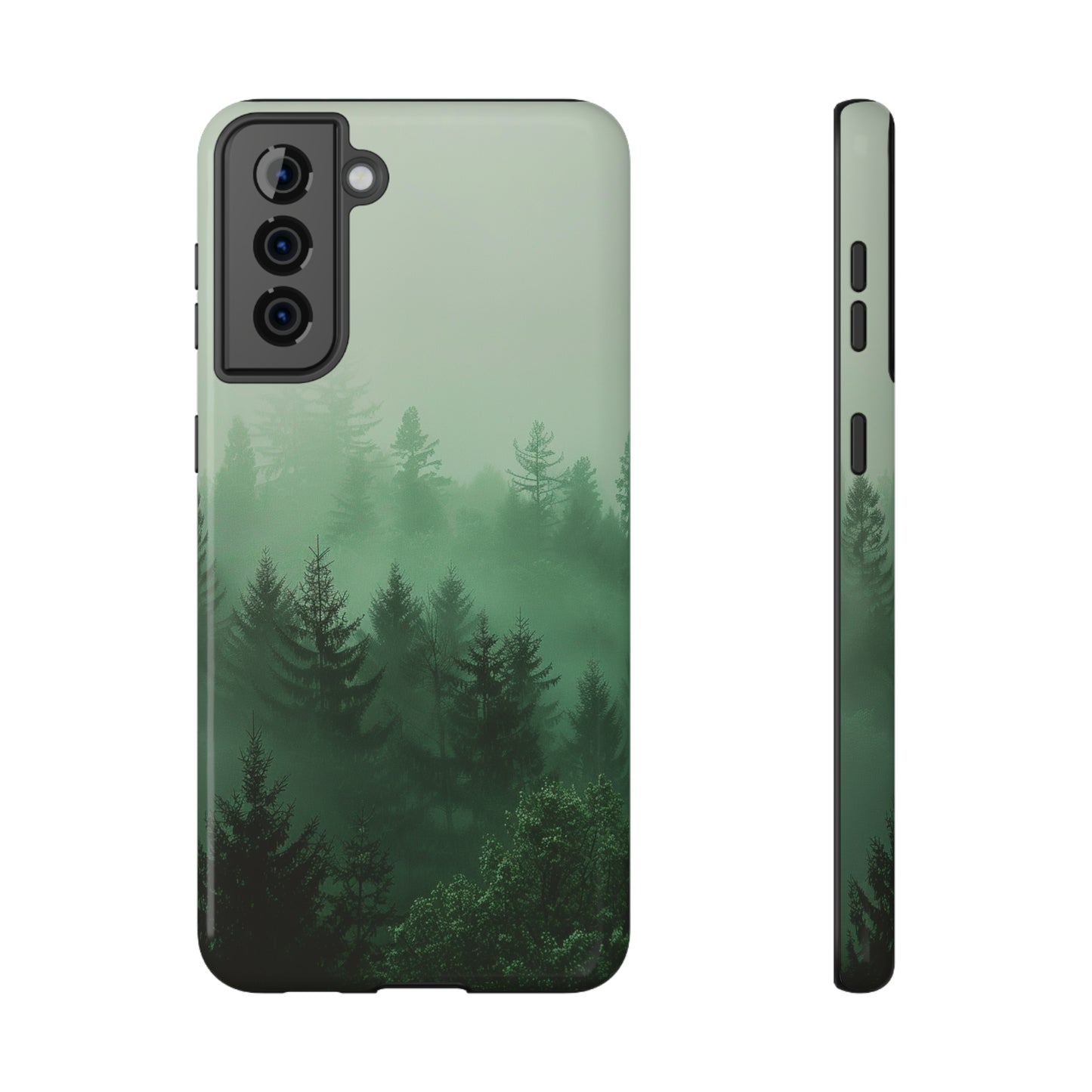 Minimalist Forest Glossy Impact Resistant Phone Case