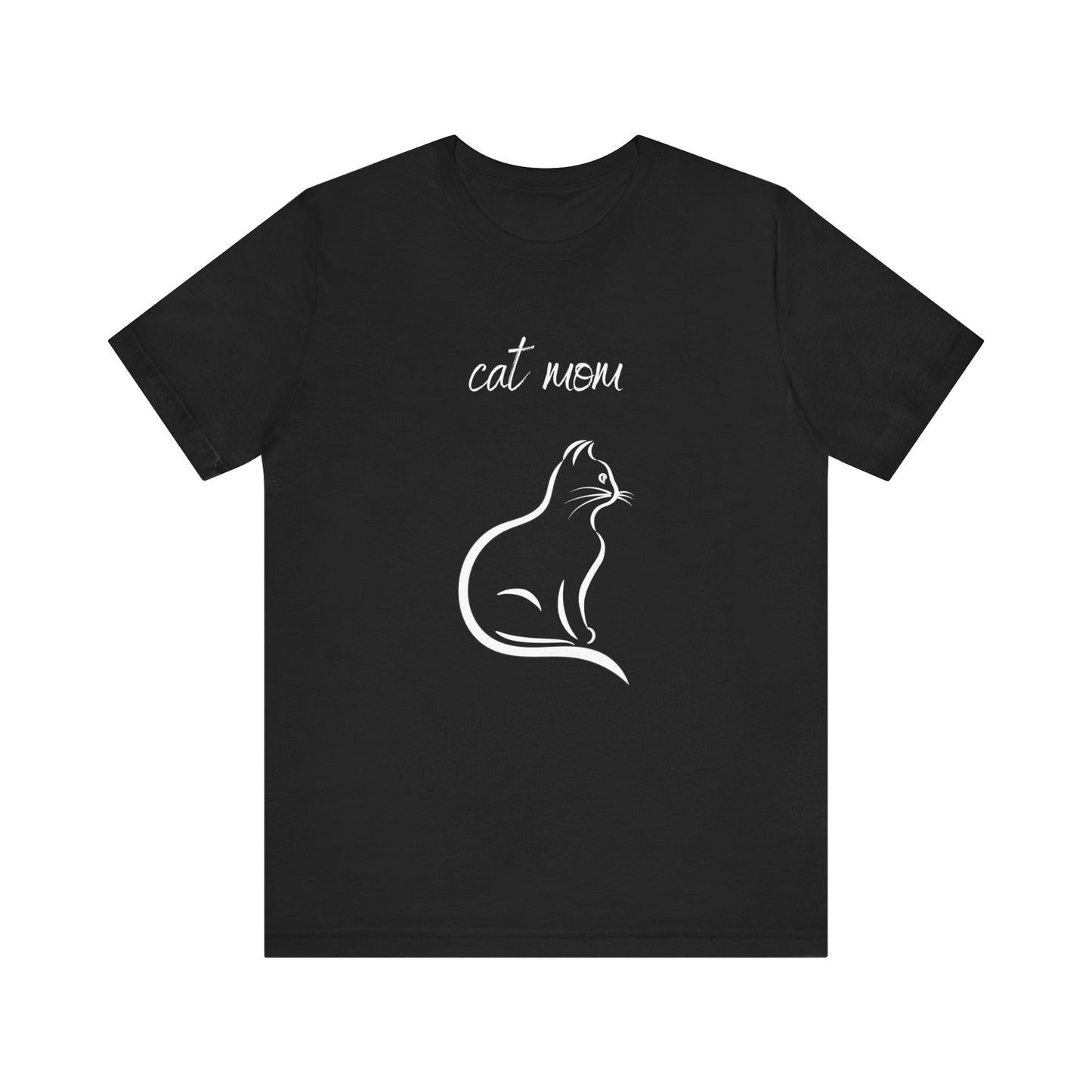 Cat Mom Elegant Style T-shirt