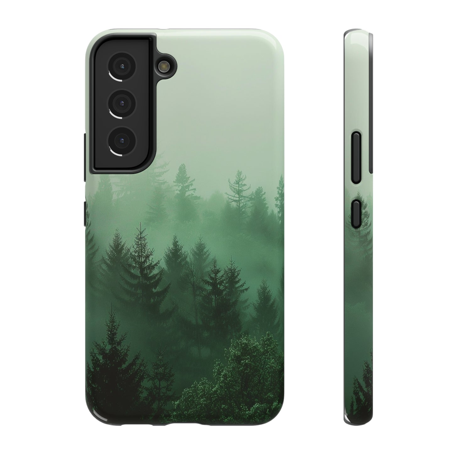 Minimalist Forest Glossy Impact Resistant Phone Case