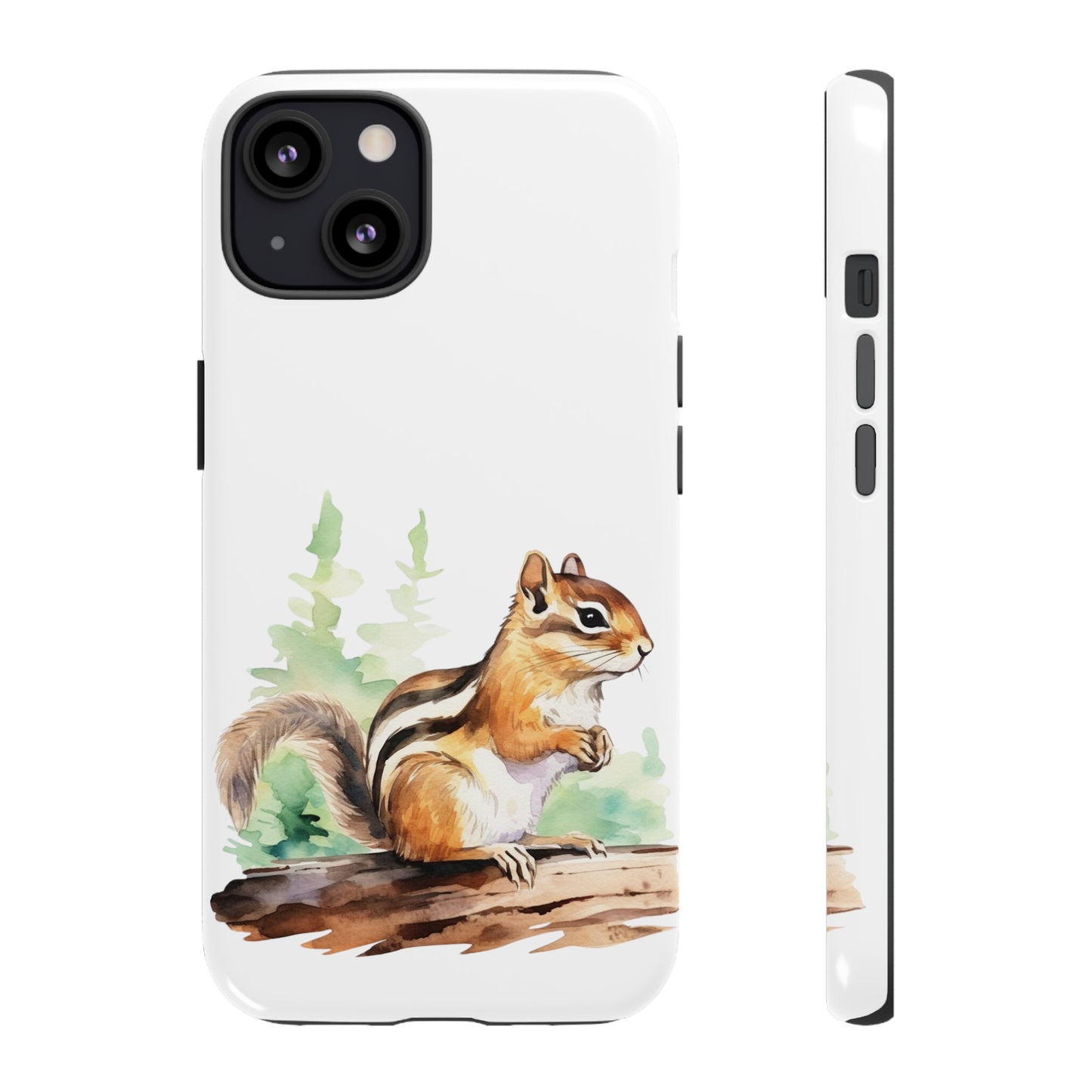 Chipmunk Watercolor Style Phone Case