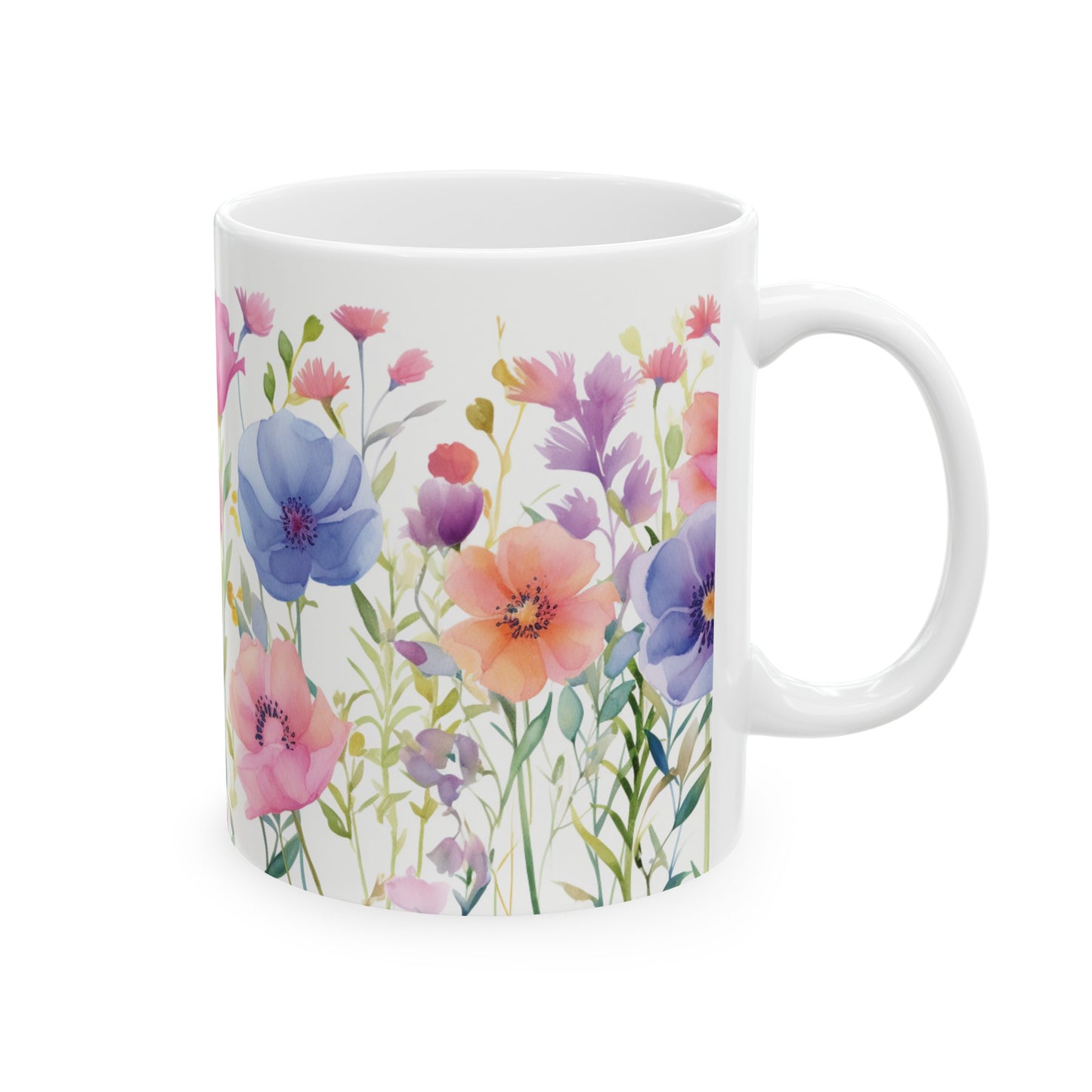 Wildflowers Wrap Around Mug