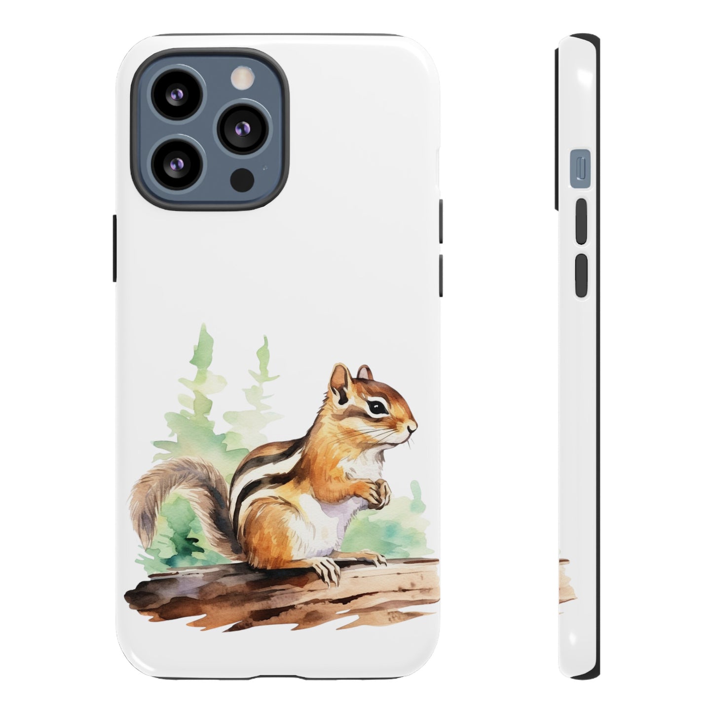 Chipmunk Watercolor Style Phone Case