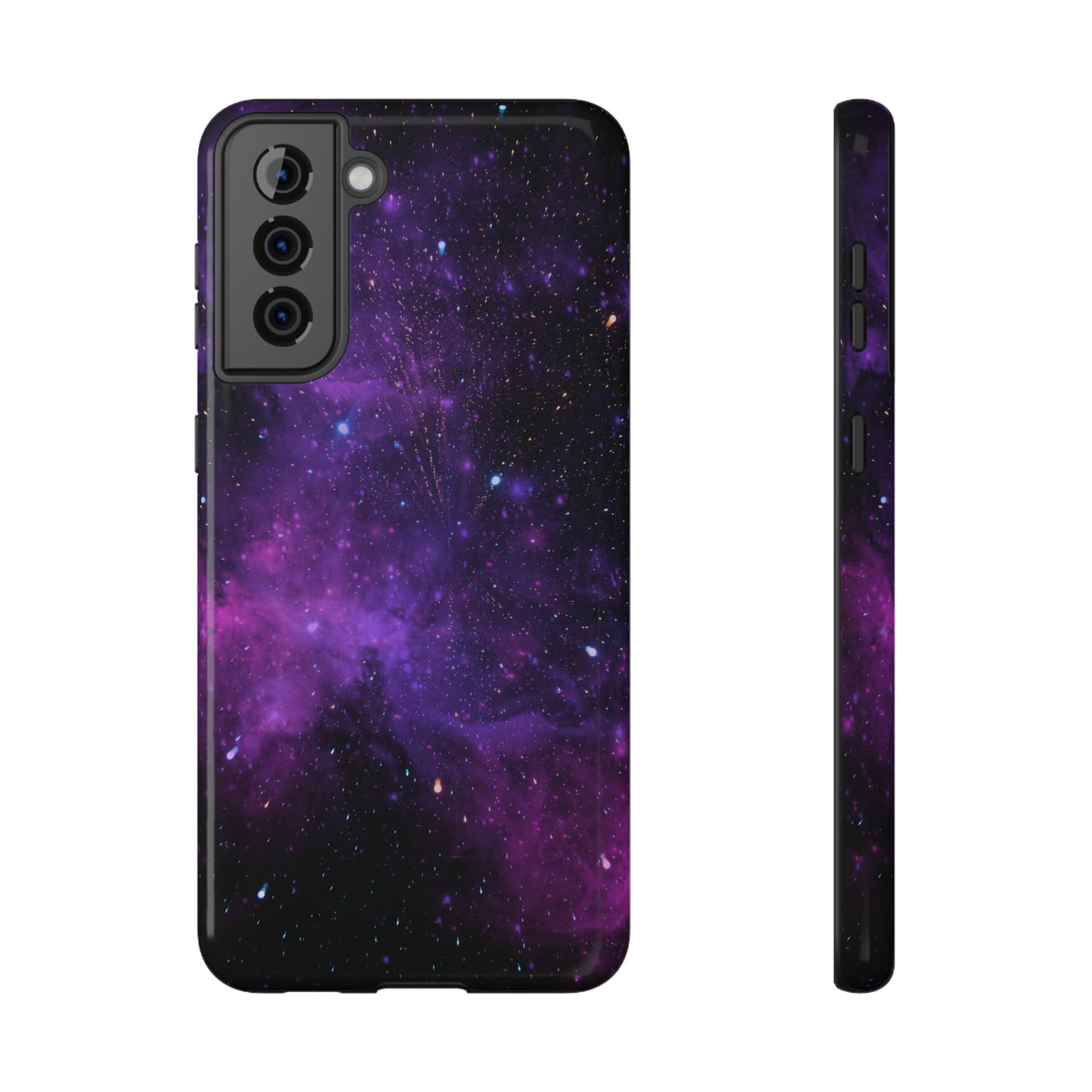 Dark Purple Glossy Impact Resistant Phone Case