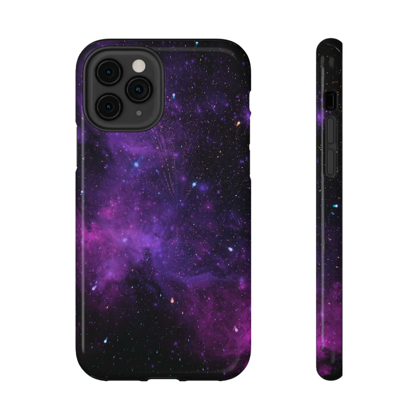 Dark Purple Glossy Impact Resistant Phone Case