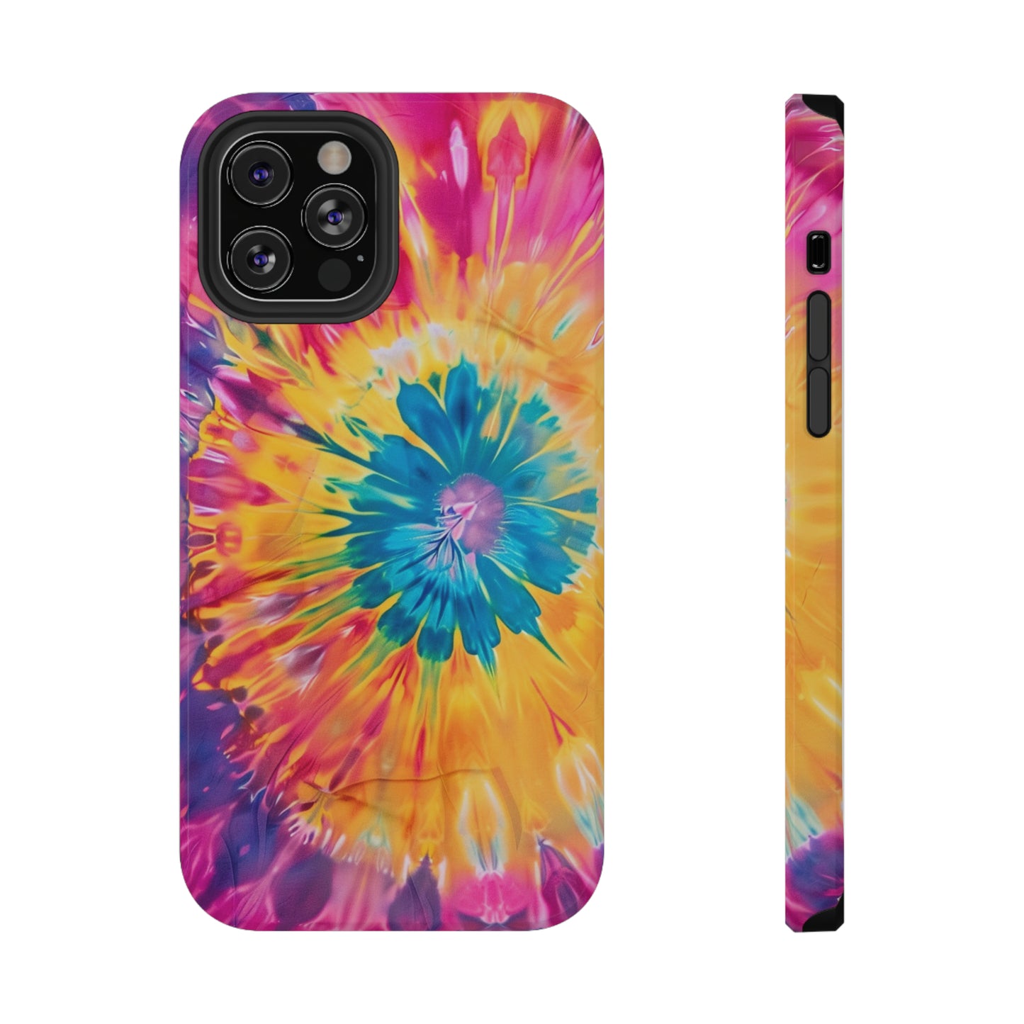 Vibrant Tie Dye Glossy Impact Resistant Phone Case