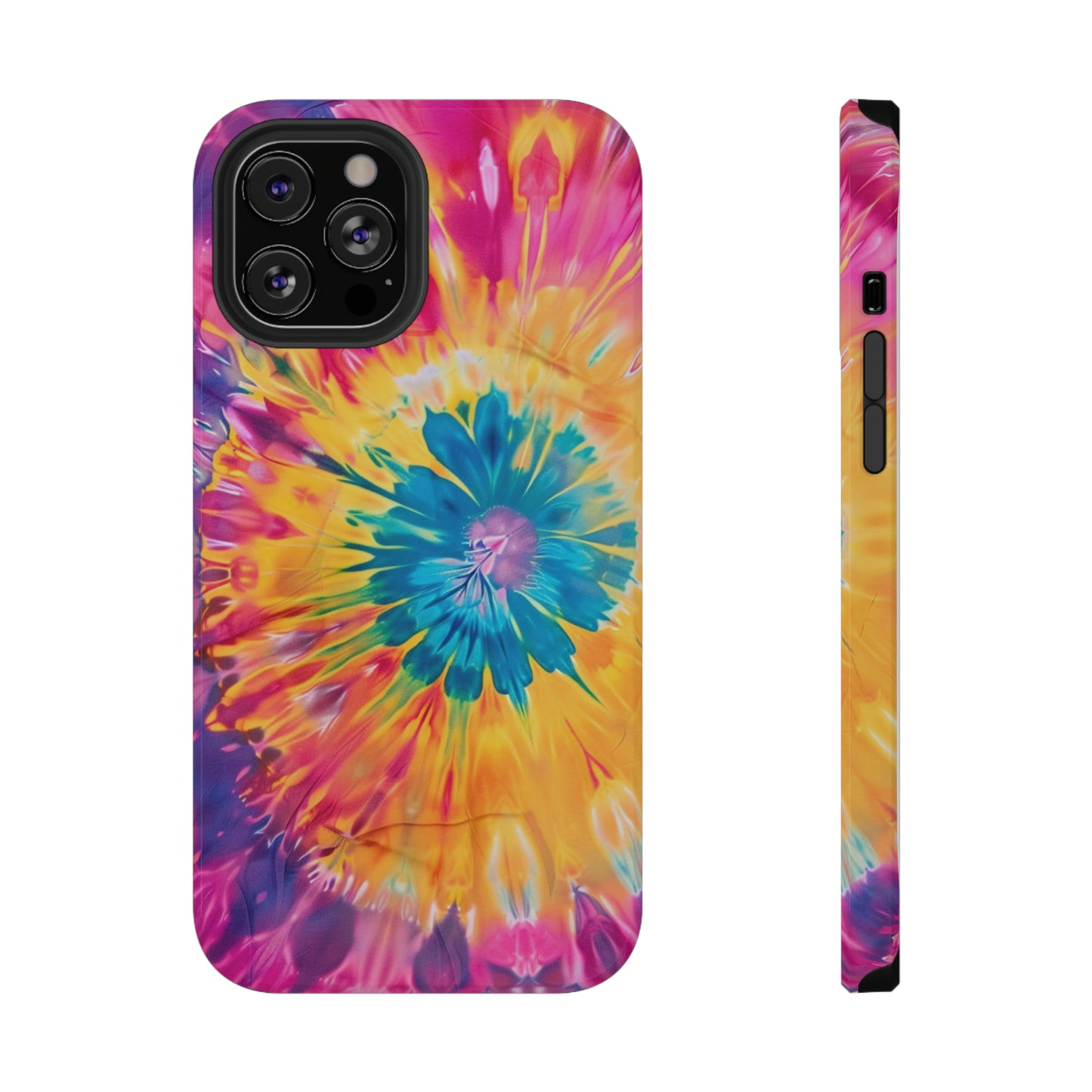 Vibrant Tie Dye Glossy Impact Resistant Phone Case