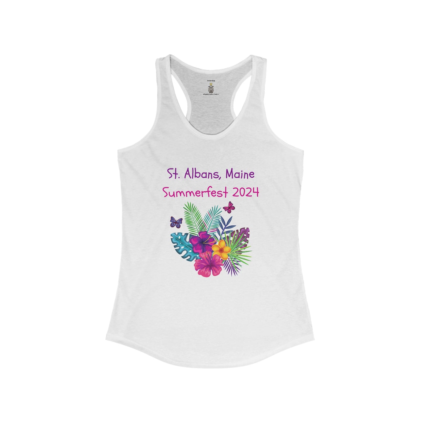 St. Albans Summerfest 2024 Women's Racerback Tank