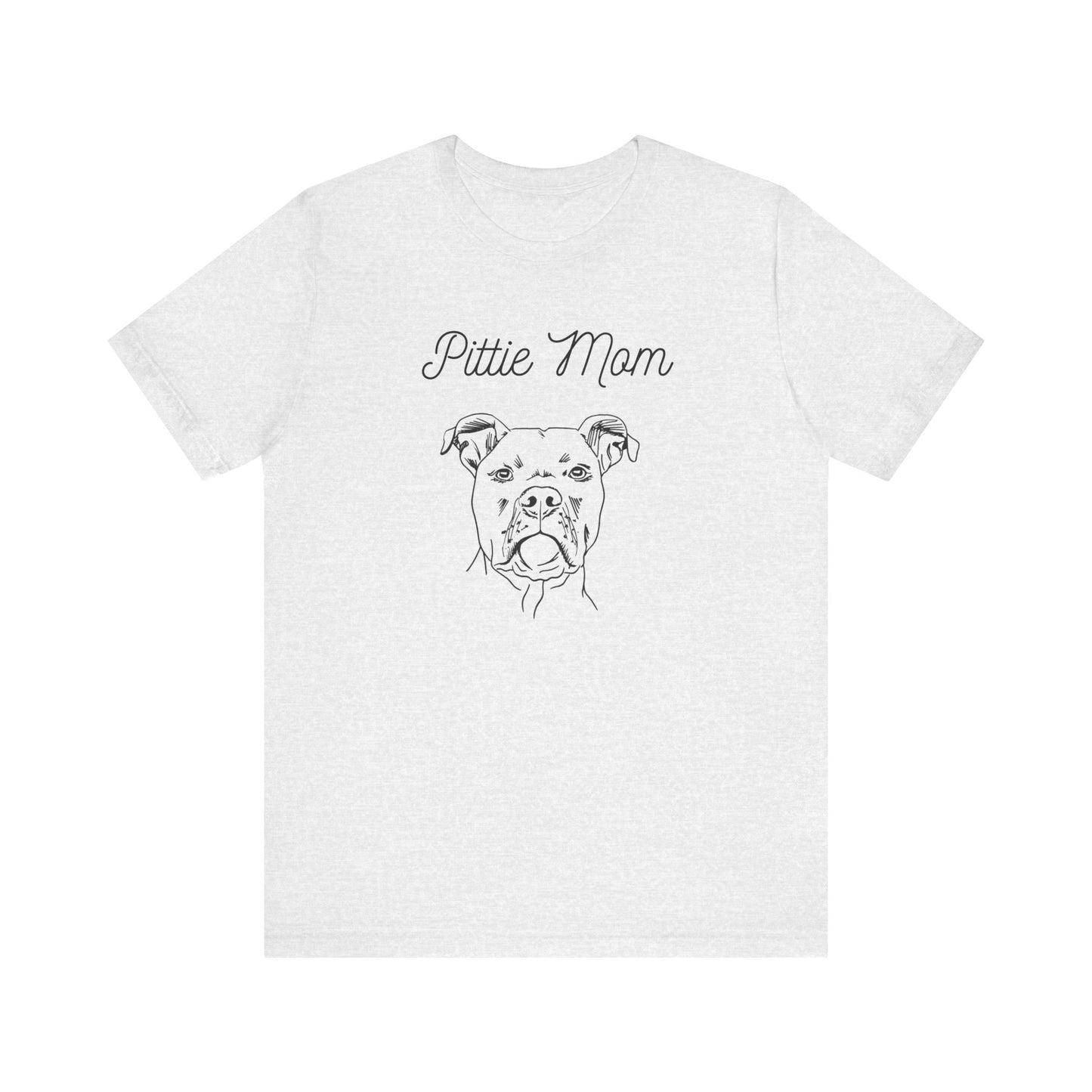 Pittie Mom Short Sleeve Tee