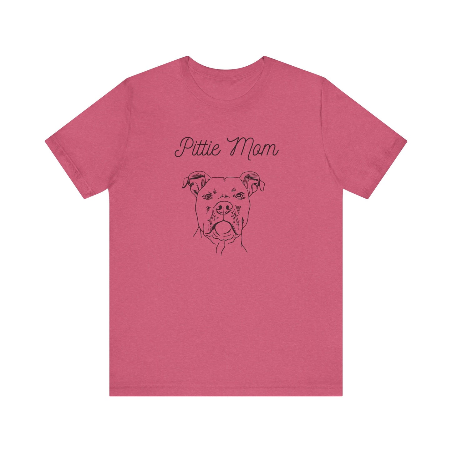 Pittie Mom Short Sleeve Tee