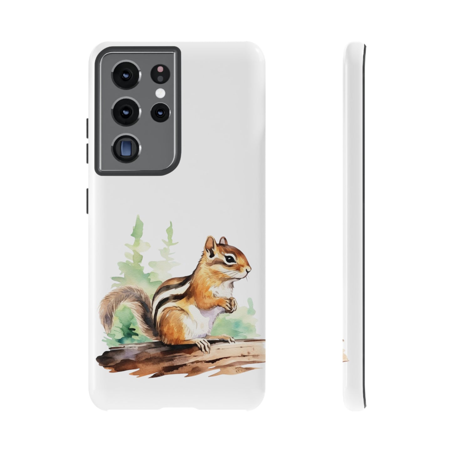 Chipmunk Watercolor Style Phone Case