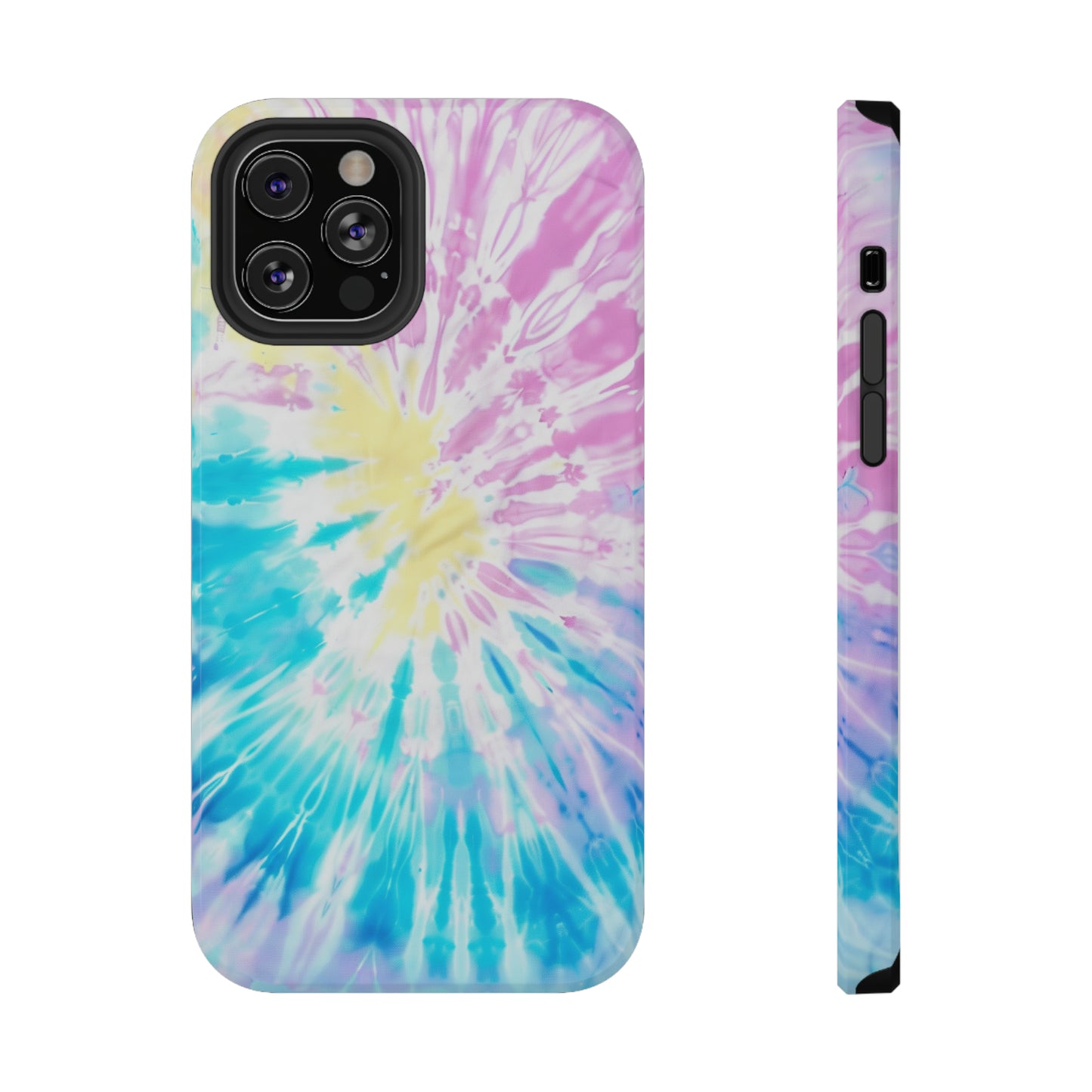 Pastel Color Tie Dye Impact Resistant Phone Case