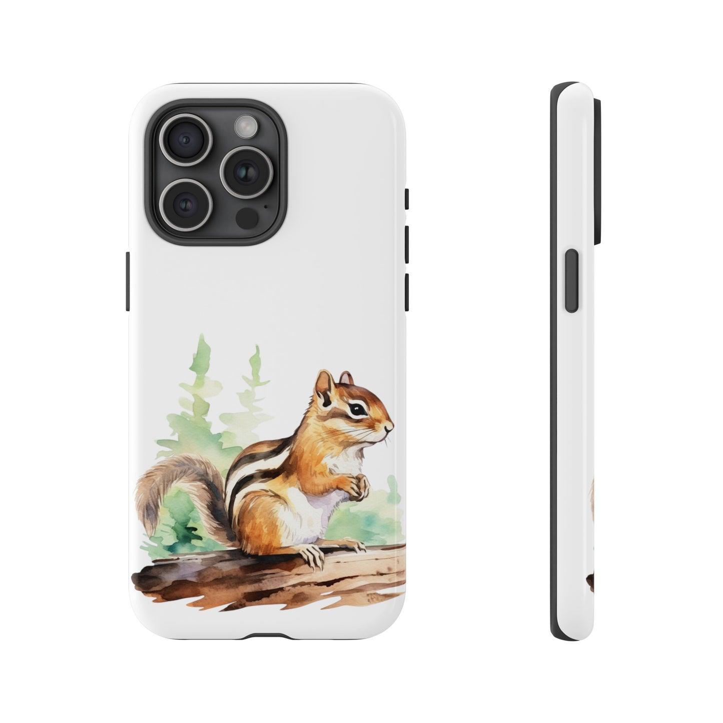 Chipmunk Watercolor Style Phone Case