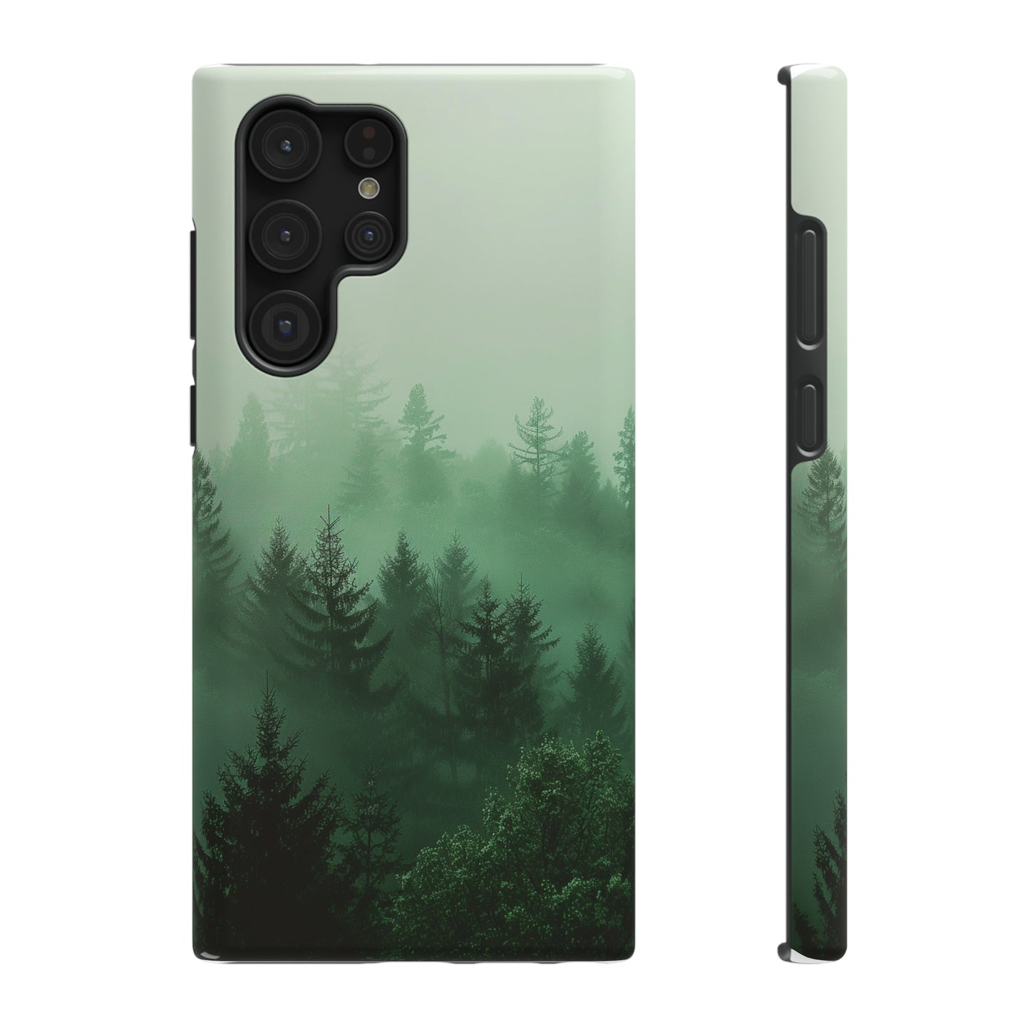 Minimalist Forest Glossy Impact Resistant Phone Case