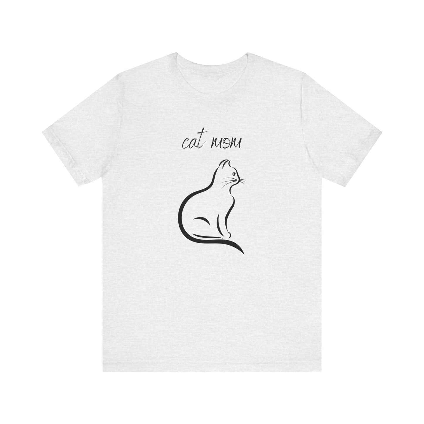 Cat Mom Elegant Style T-shirt