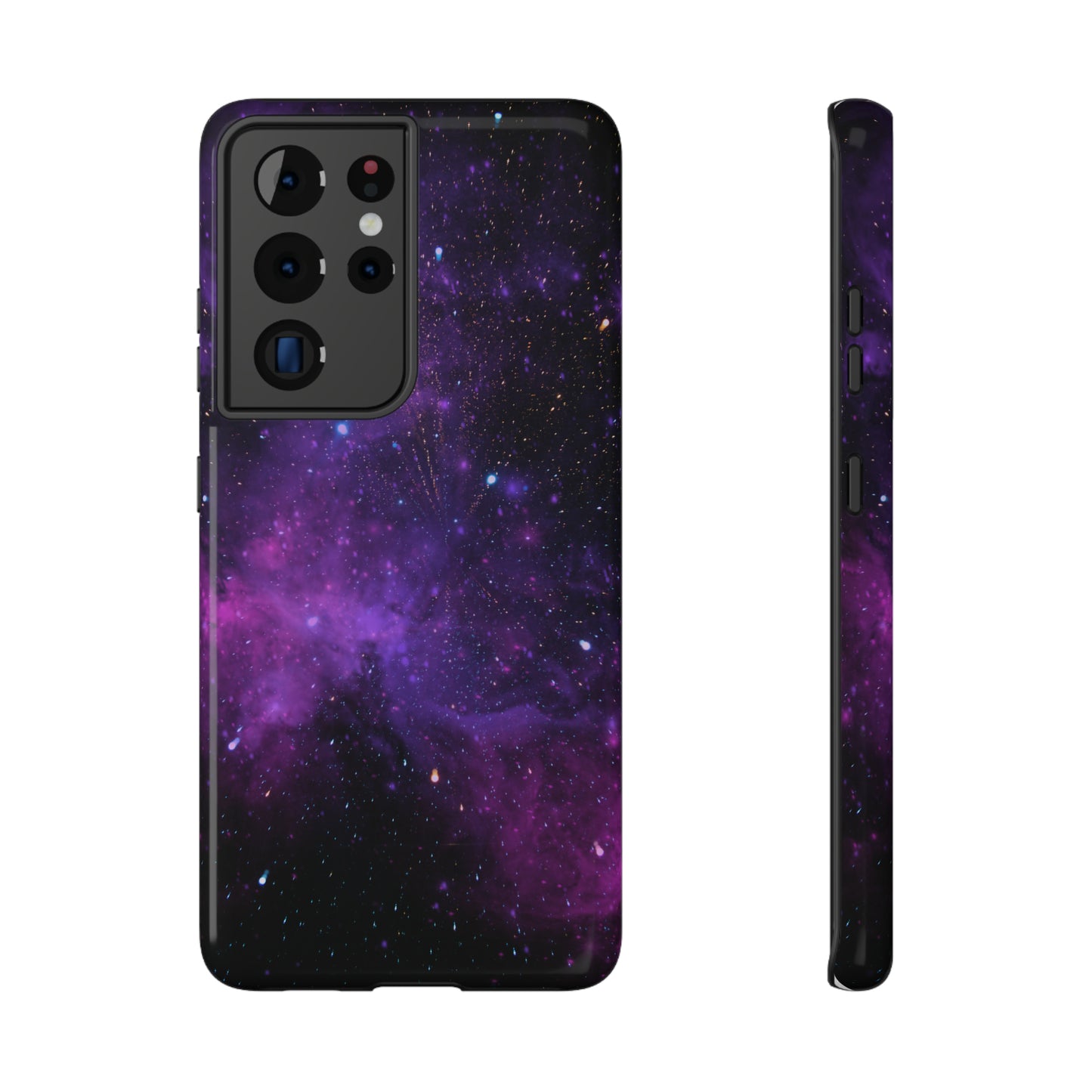 Dark Purple Glossy Impact Resistant Phone Case