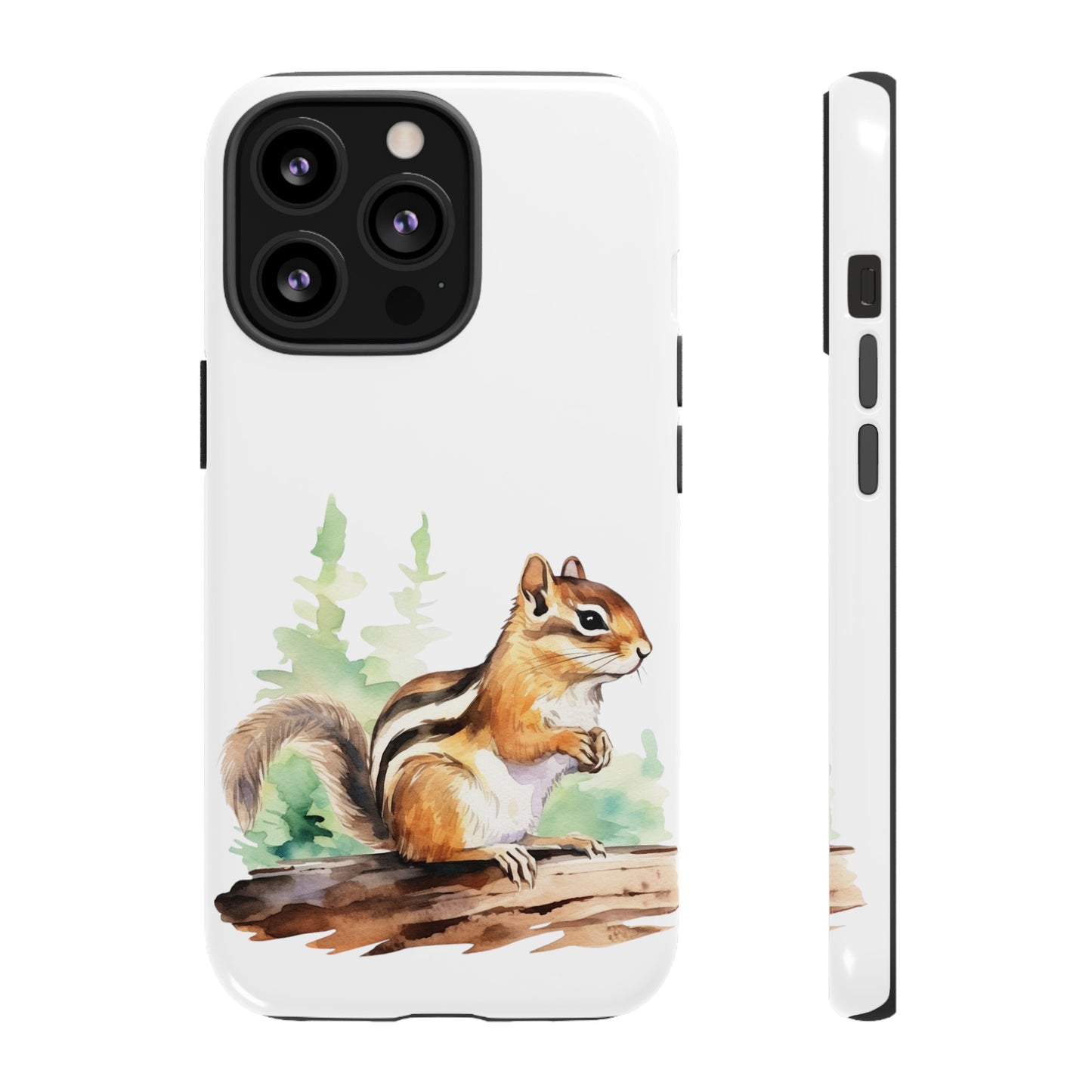 Chipmunk Watercolor Style Phone Case