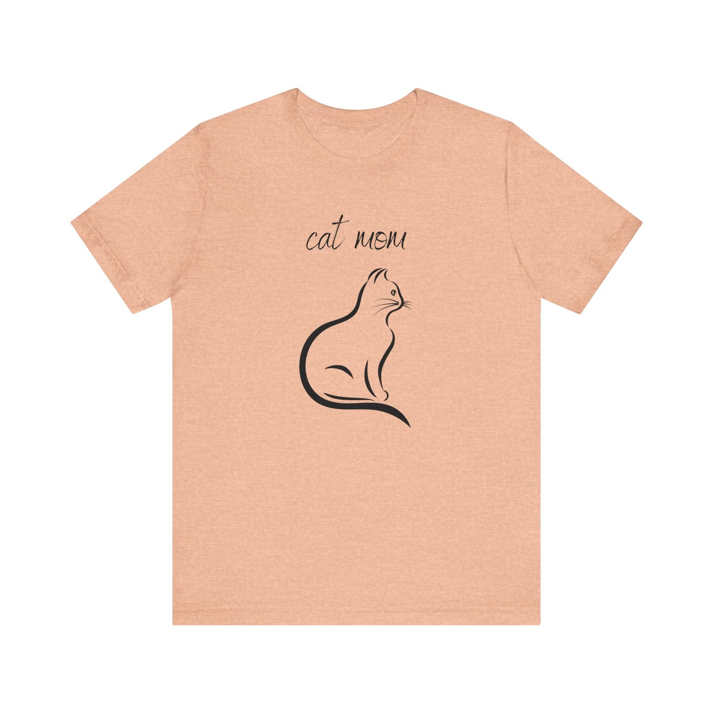 Cat Mom Elegant Style T-shirt