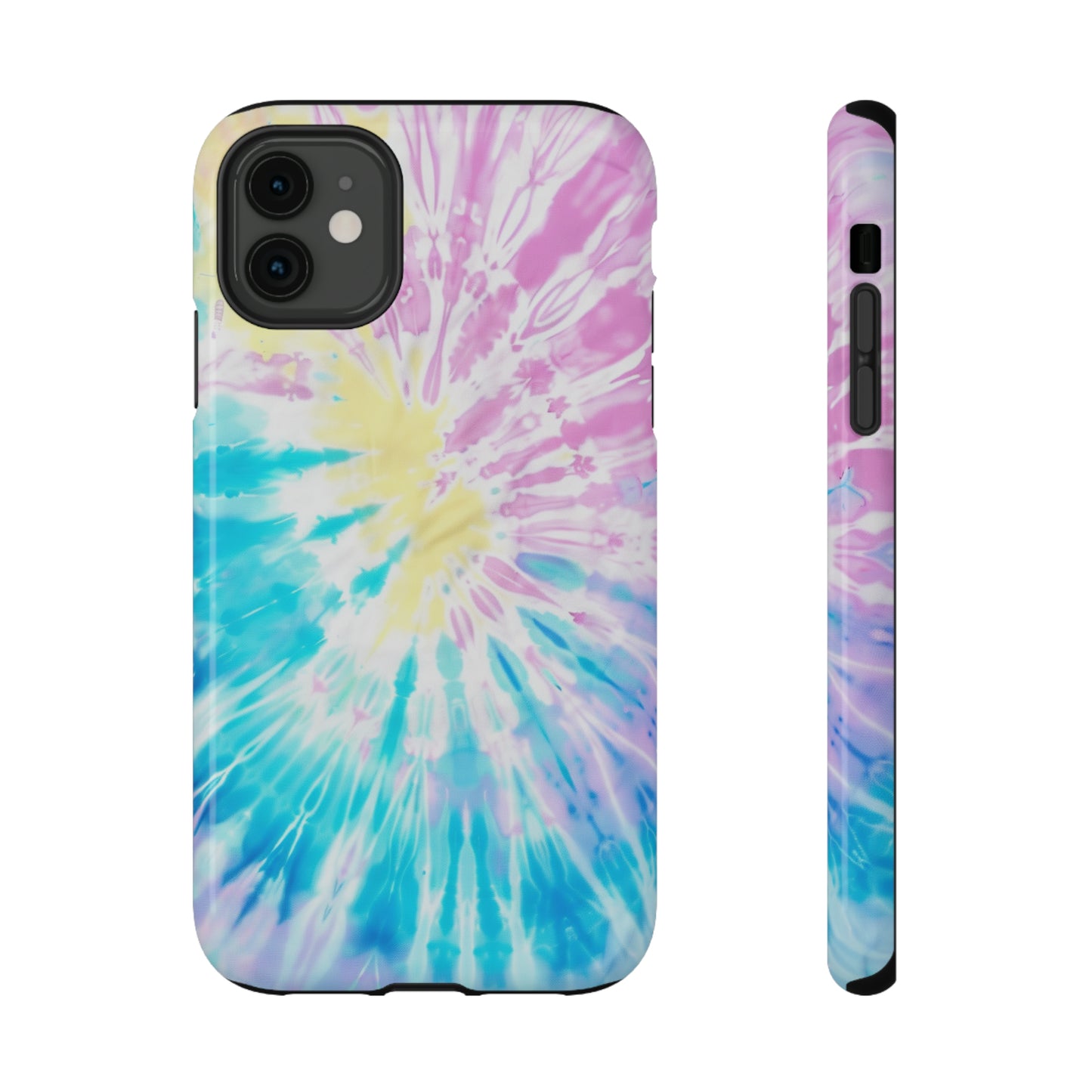 Pastel Color Tie Dye Impact Resistant Phone Case