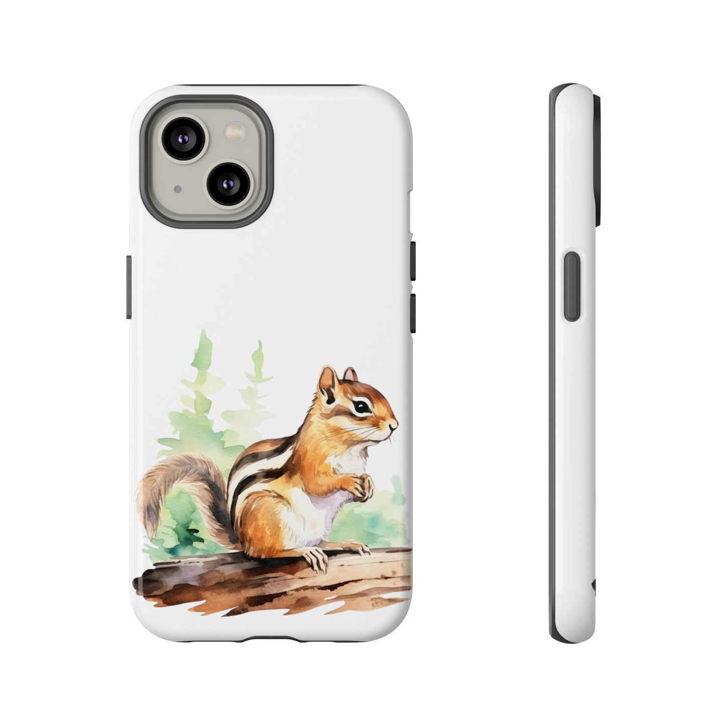 Chipmunk Watercolor Style Phone Case