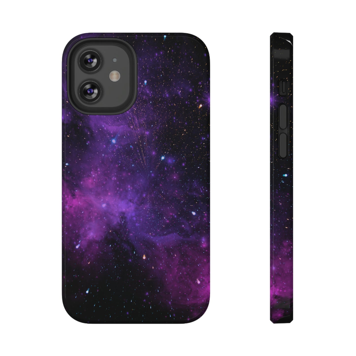 Dark Purple Glossy Impact Resistant Phone Case