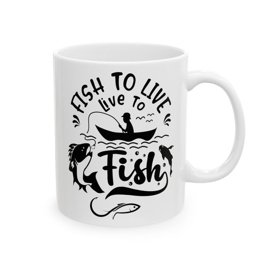 Fish to Live Mug