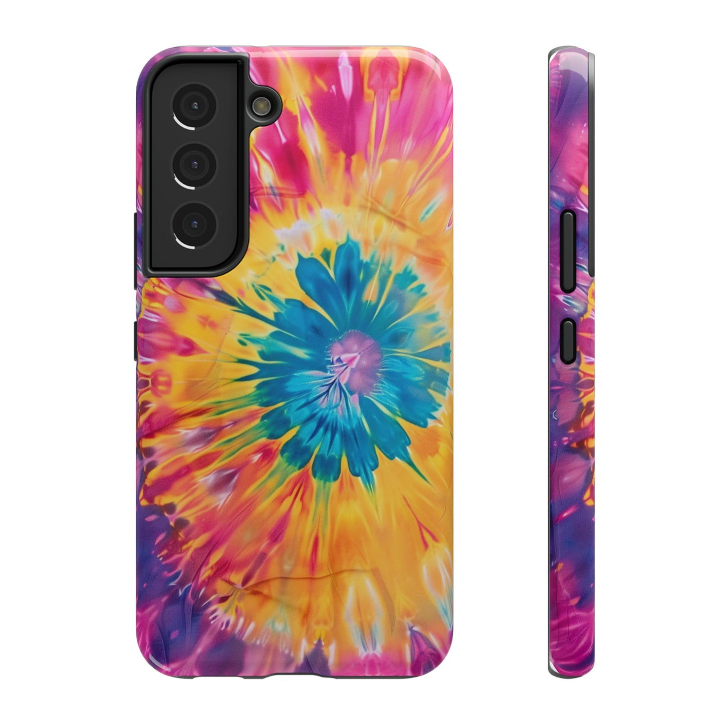 Vibrant Tie Dye Glossy Impact Resistant Phone Case