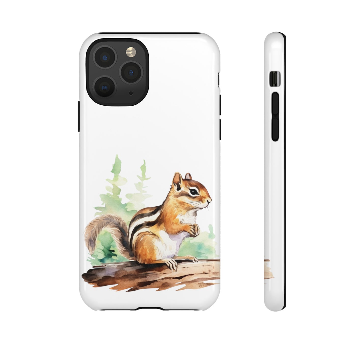 Chipmunk Watercolor Style Phone Case