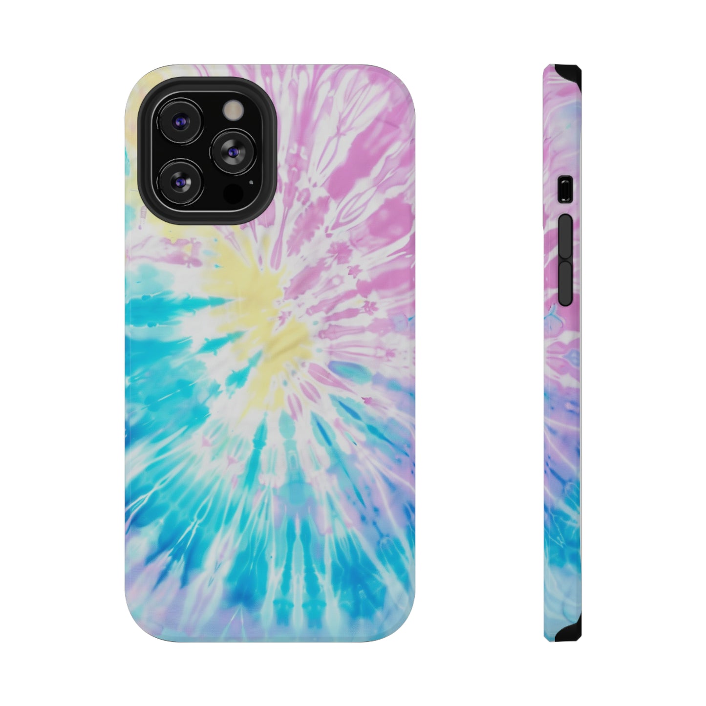 Pastel Color Tie Dye Impact Resistant Phone Case