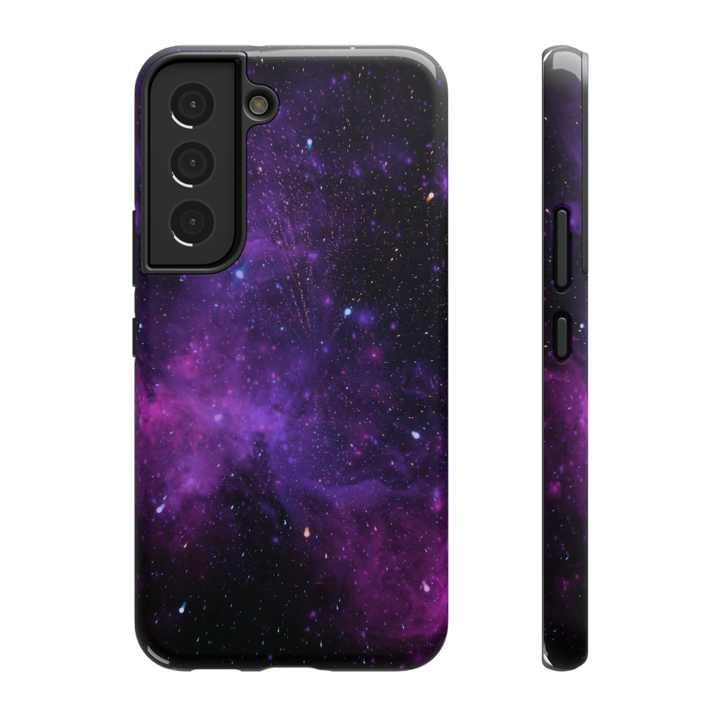 Dark Purple Glossy Impact Resistant Phone Case