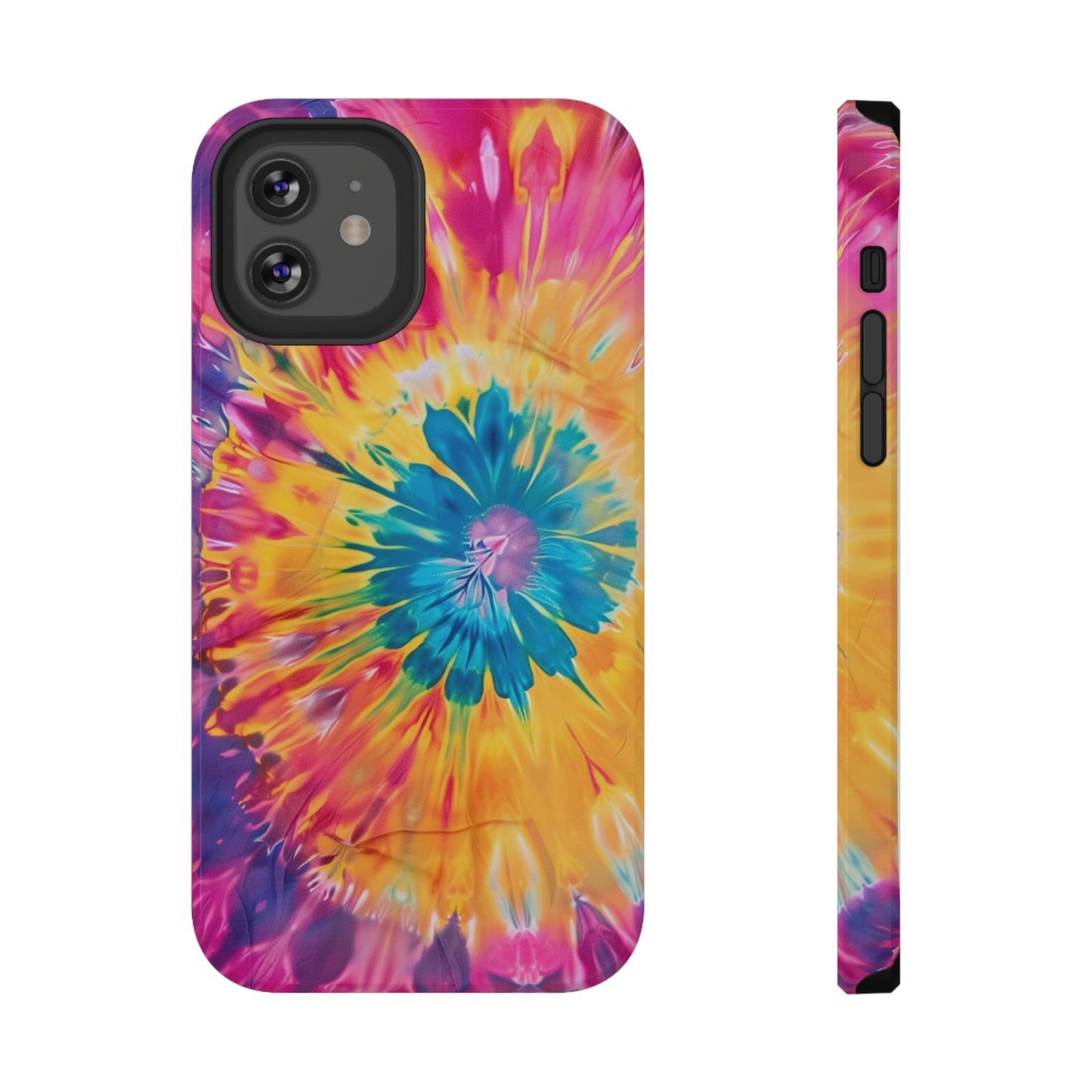 Vibrant Tie Dye Glossy Impact Resistant Phone Case