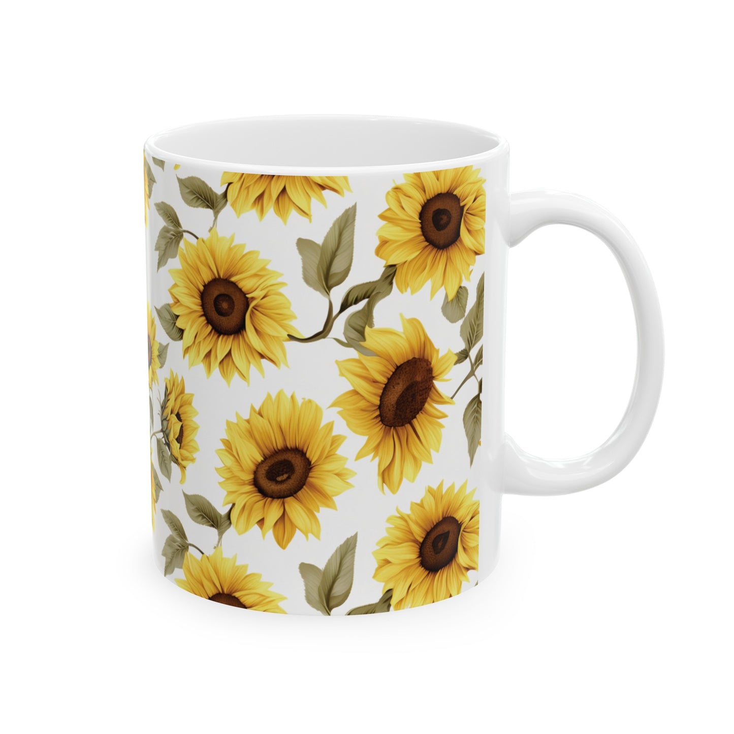 Sunflowers Pattern Mug