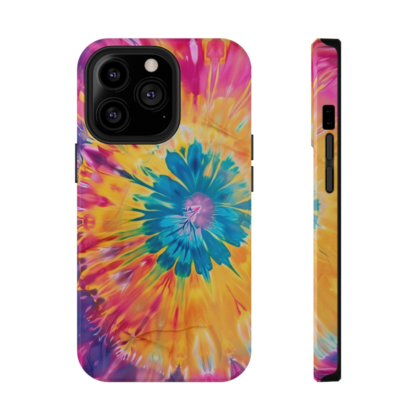 Vibrant Tie Dye Glossy Impact Resistant Phone Case